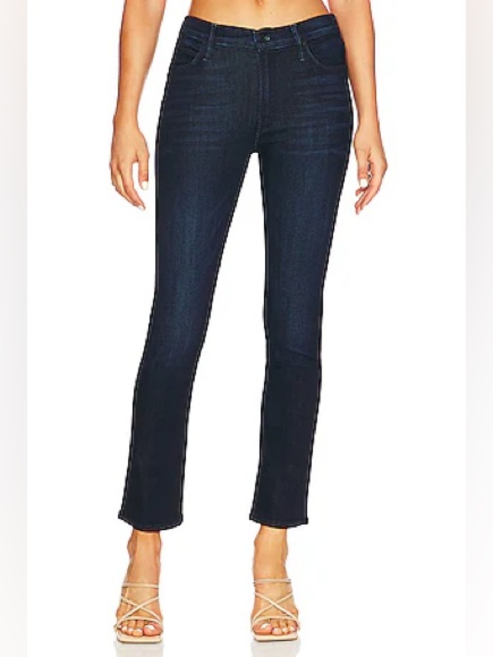 MOTHER Mid Rise Dazzler Ankle Jeans
